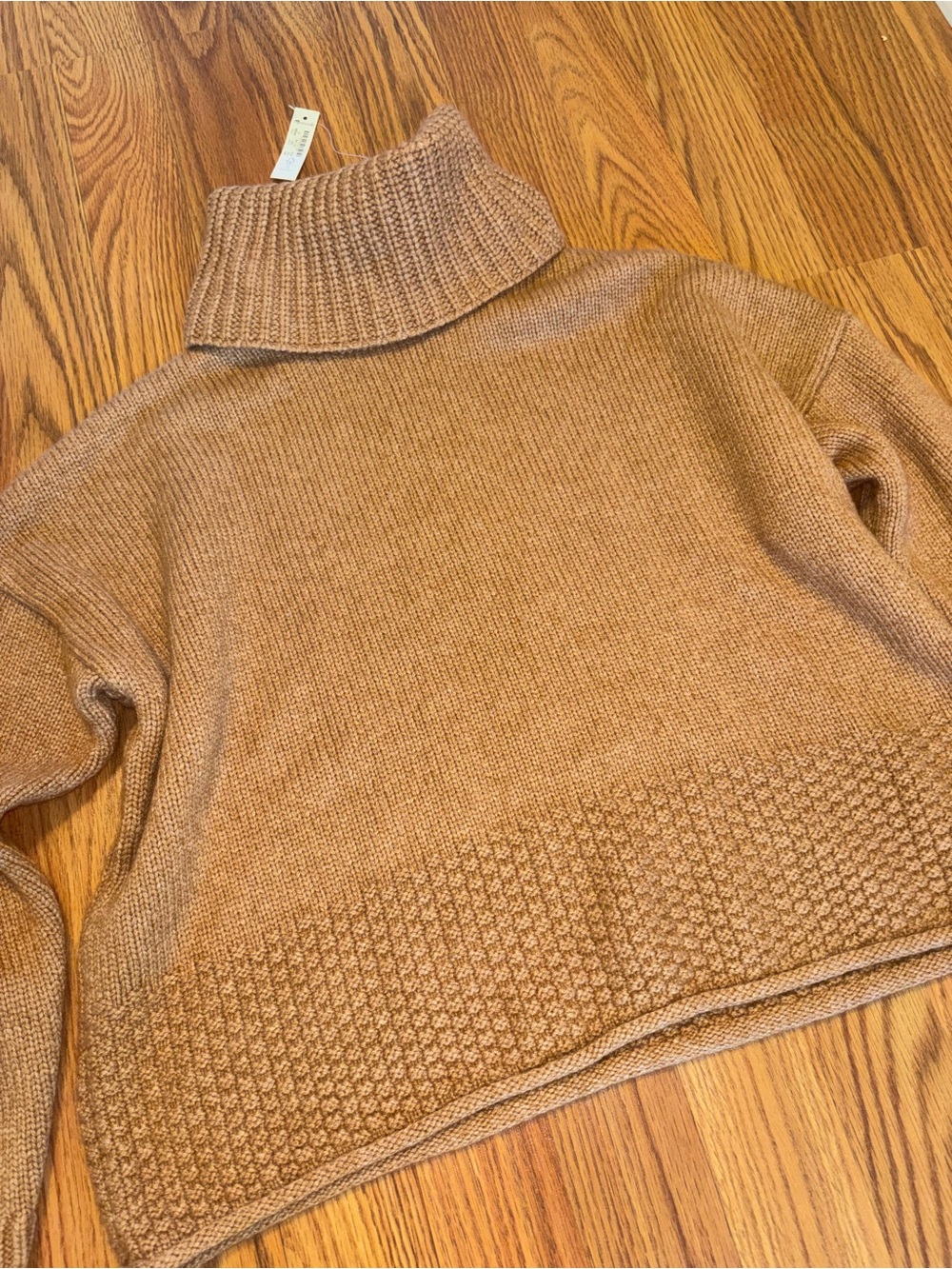 Madewell Sadler Boxy Merino Wool Blend Turtleneck Sweater - Picture 5 of 12